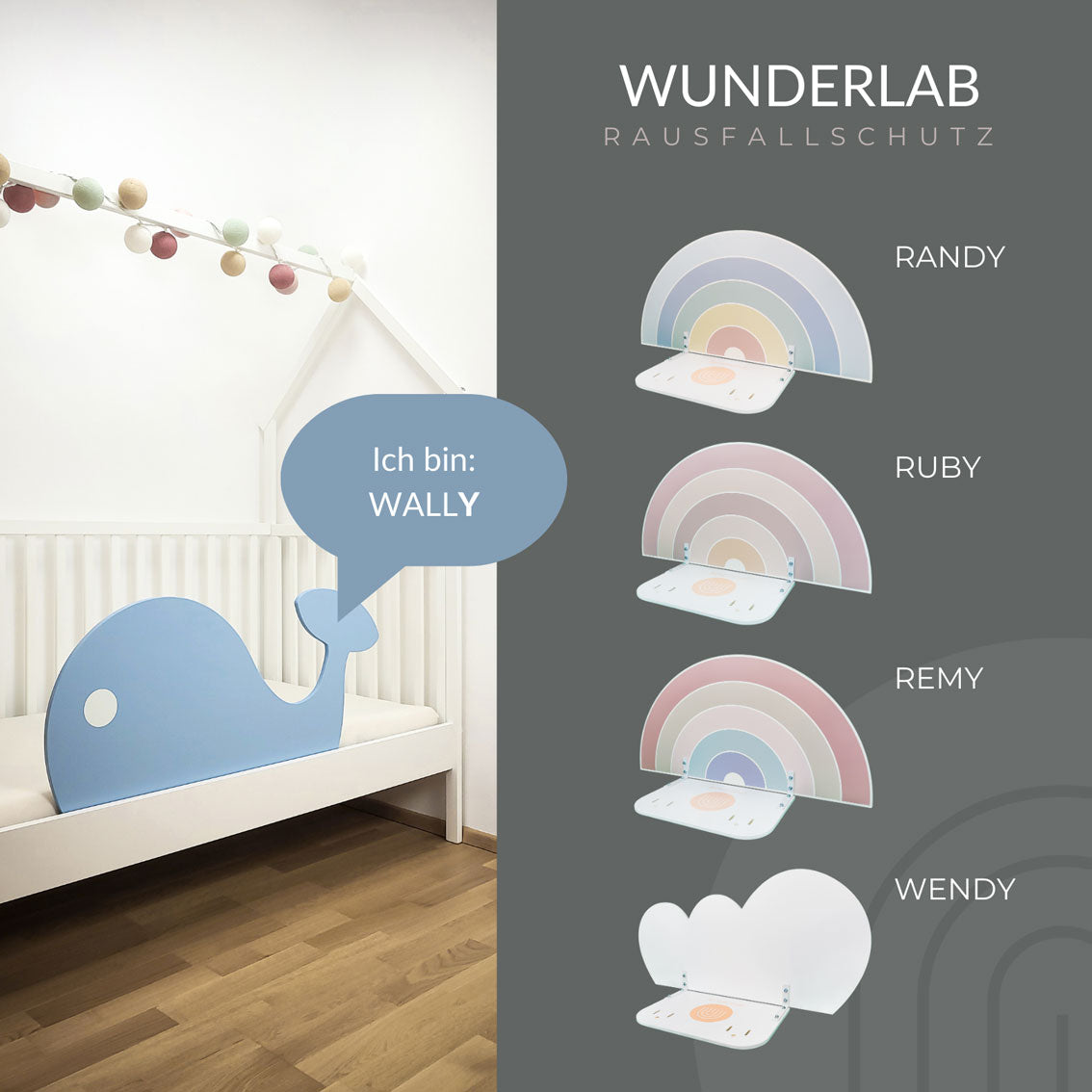 Rausfallschutz Holz - Walfisch Wally