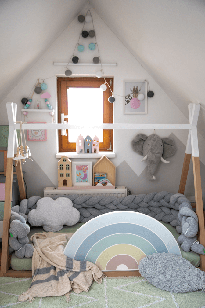 Rausfallschutz Holz - Regenbogen Randy